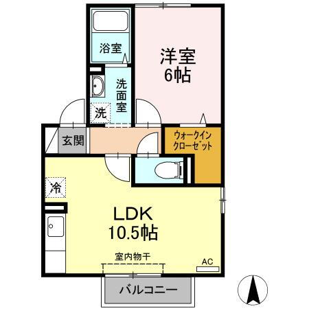 レピィナードＩＩ 1階 1LDK 賃貸物件詳細