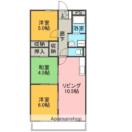 静岡県三島市加茂 三島駅 3LDK アパート 賃貸物件詳細