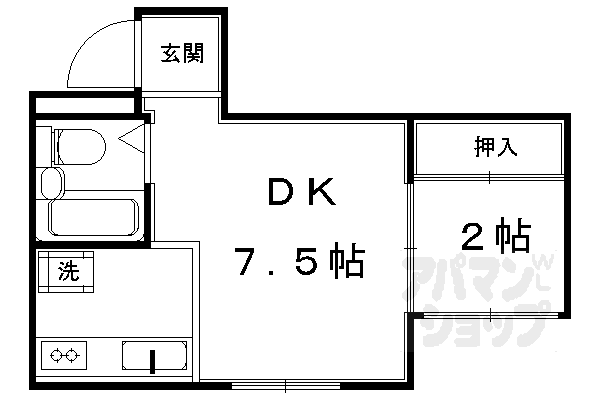 京都府京都市上京区西町 北野白梅町駅 1DK マンション 賃貸物件詳細