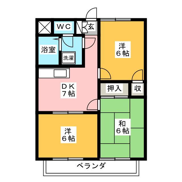 埼玉県さいたま市浦和区領家１ 北浦和駅 3DK アパート 賃貸物件詳細