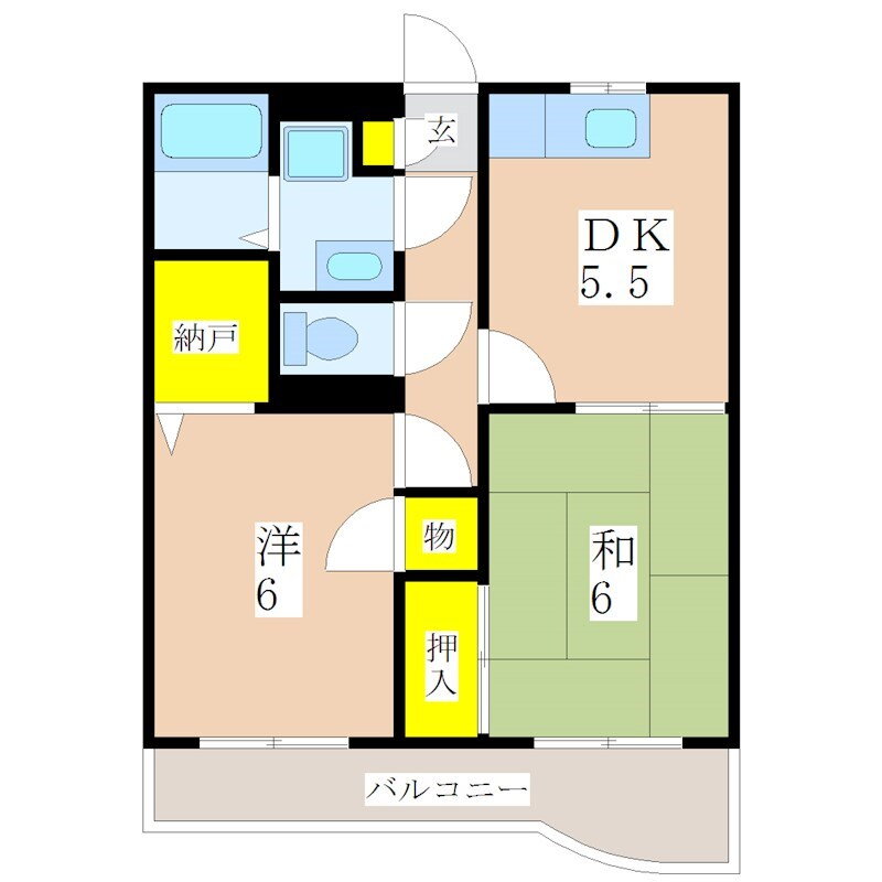 鹿児島県鹿児島市城西２ 高見橋駅 2DK マンション 賃貸物件詳細