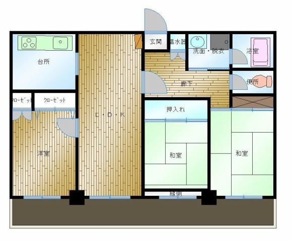 鹿児島県鹿児島市下荒田１ 二中通駅 3LDK マンション 賃貸物件詳細