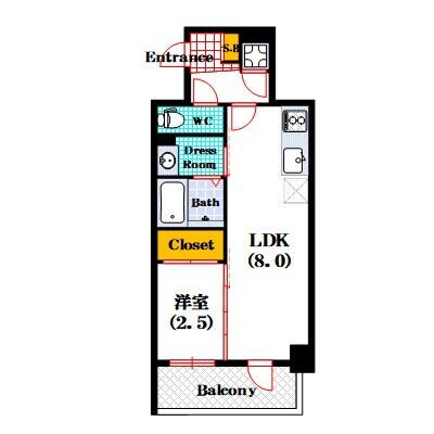 大阪府大阪市西区京町堀１ 肥後橋駅 1LDK マンション 賃貸物件詳細