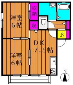 岡山県倉敷市玉島阿賀崎２ 新倉敷駅 2DK アパート 賃貸物件詳細