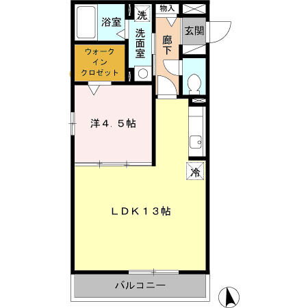 愛知県安城市桜井町 桜井駅 1LDK アパート 賃貸物件詳細