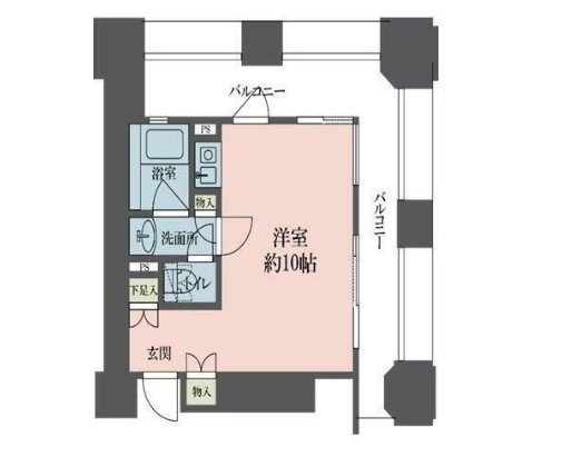 ルネ新宿御苑タワー 9階 ワンルーム 賃貸物件詳細