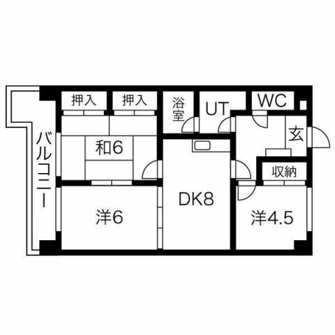 兵庫県加古川市平岡町一色東２ 別府駅 3DK マンション 賃貸物件詳細