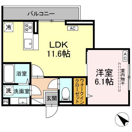 神奈川県川崎市多摩区菅馬場２ 稲田堤駅 1LDK アパート 賃貸物件詳細