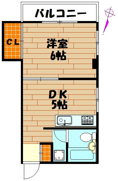神奈川県川崎市中原区田尻町 平間駅 1DK マンション 賃貸物件詳細
