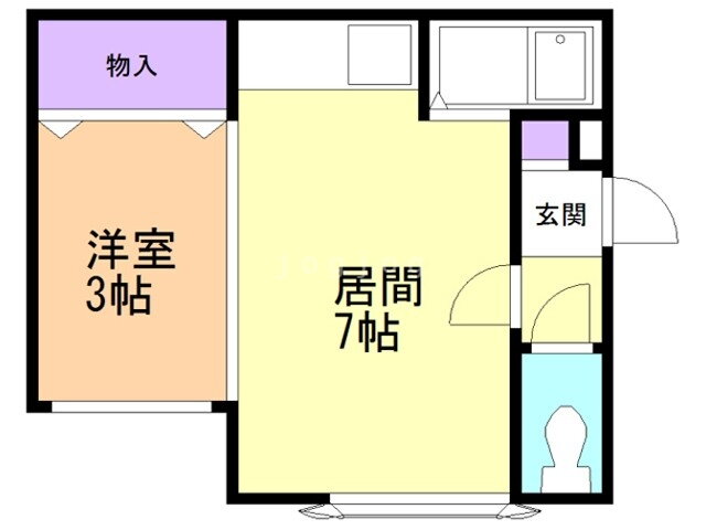 北海道札幌市南区澄川五条３ 澄川駅 1DK アパート 賃貸物件詳細