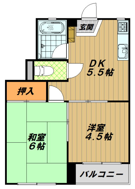 兵庫県神戸市長田区北町２ 高速長田駅 2DK マンション 賃貸物件詳細