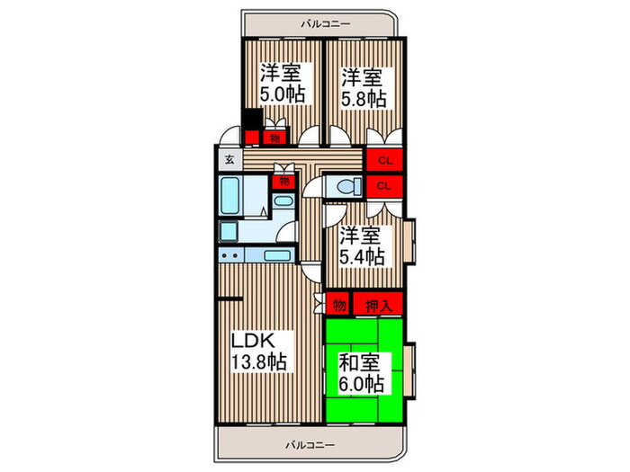 埼玉県川口市北原台１ 東川口駅 4LDK マンション 賃貸物件詳細