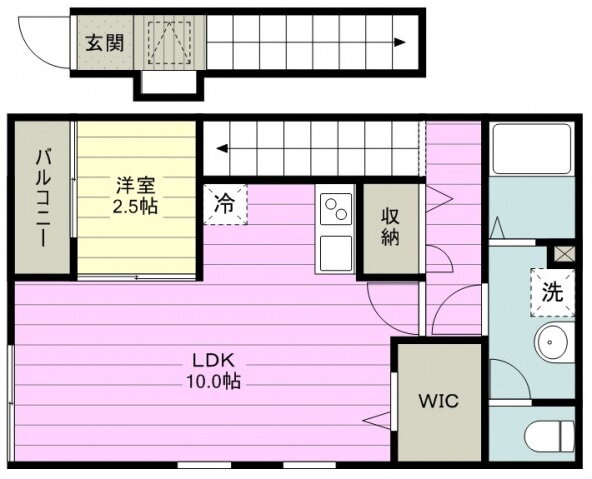 埼玉県富士見市関沢３ みずほ台駅 1LDK アパート 賃貸物件詳細