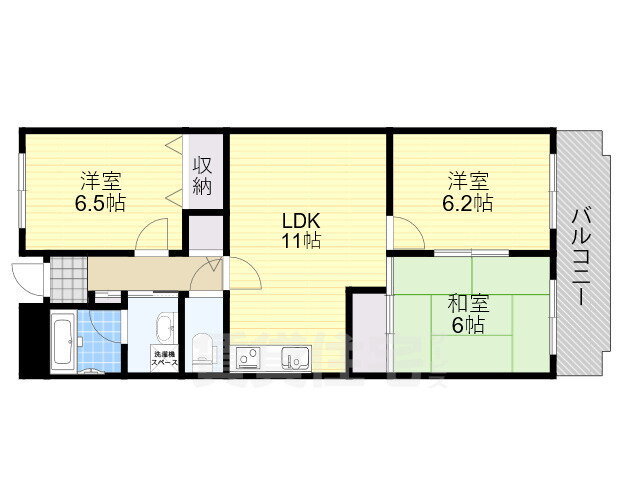 大阪府豊中市永楽荘１ 桜井駅 3LDK マンション 賃貸物件詳細
