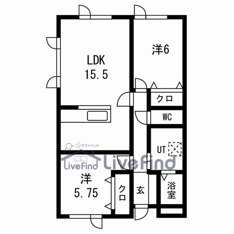 北海道札幌市白石区北郷四条１３ 平和駅 2LDK アパート 賃貸物件詳細