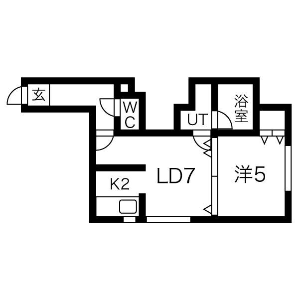 北海道札幌市中央区南五条東２ 豊水すすきの駅 1LDK アパート 賃貸物件詳細