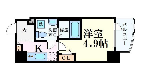 大阪府大阪市中央区瓦屋町３ 日本橋駅 1K マンション 賃貸物件詳細