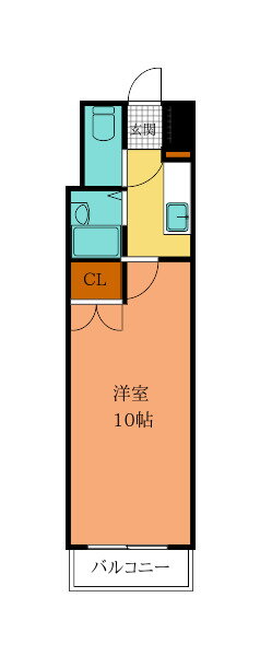 福岡県北九州市小倉北区大田町 小倉駅 1K マンション 賃貸物件詳細