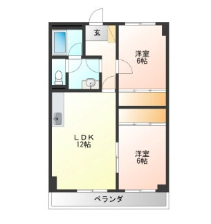 栃木県宇都宮市御幸ケ原町 岡本駅 2LDK マンション 賃貸物件詳細