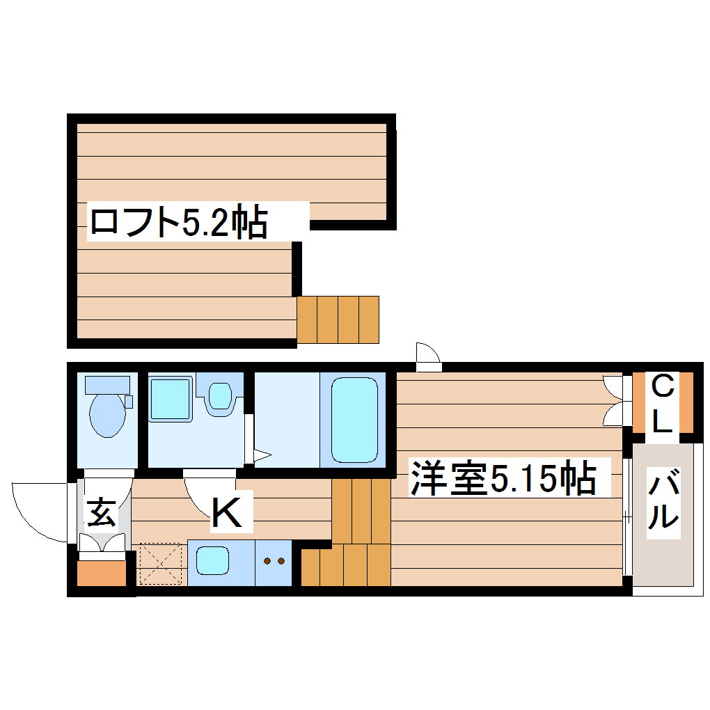 ベガ 2階 1K 賃貸物件詳細