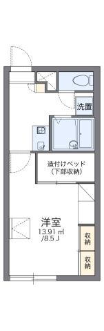 レオパレス北二条東 1階 1K 賃貸物件詳細