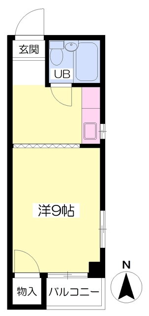 渡部ビル 4階 ワンルーム 賃貸物件詳細