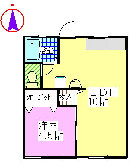 岡山県岡山市北区学南町３ 法界院駅 1LDK アパート 賃貸物件詳細