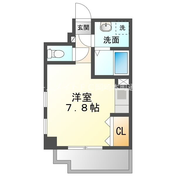 愛知県岡崎市伝馬通１ 東岡崎駅 ワンルーム マンション 賃貸物件詳細