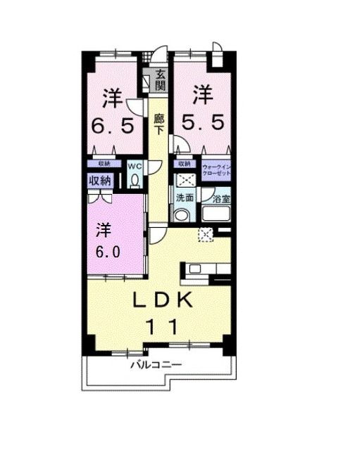 岐阜県岐阜市茜部菱野２ 岐阜駅 3LDK マンション 賃貸物件詳細