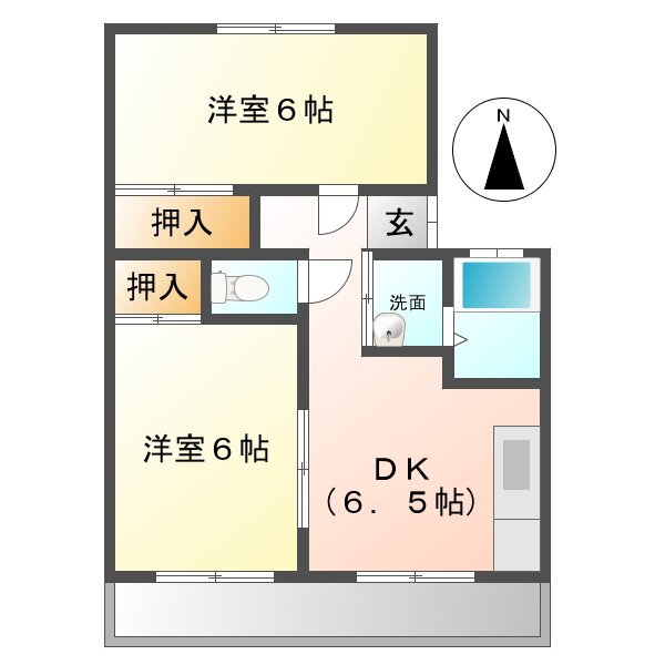 三重県四日市市楠町南五味塚 楠駅 2DK アパート 賃貸物件詳細