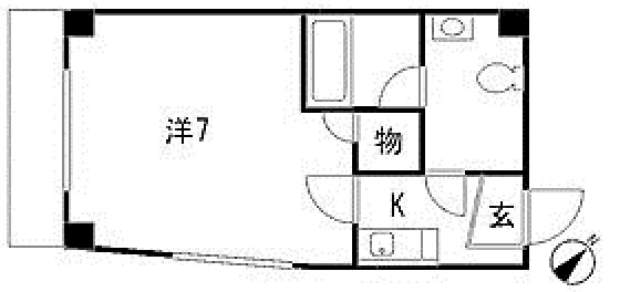 静岡県静岡市駿河区小鹿 1K マンション 賃貸物件詳細