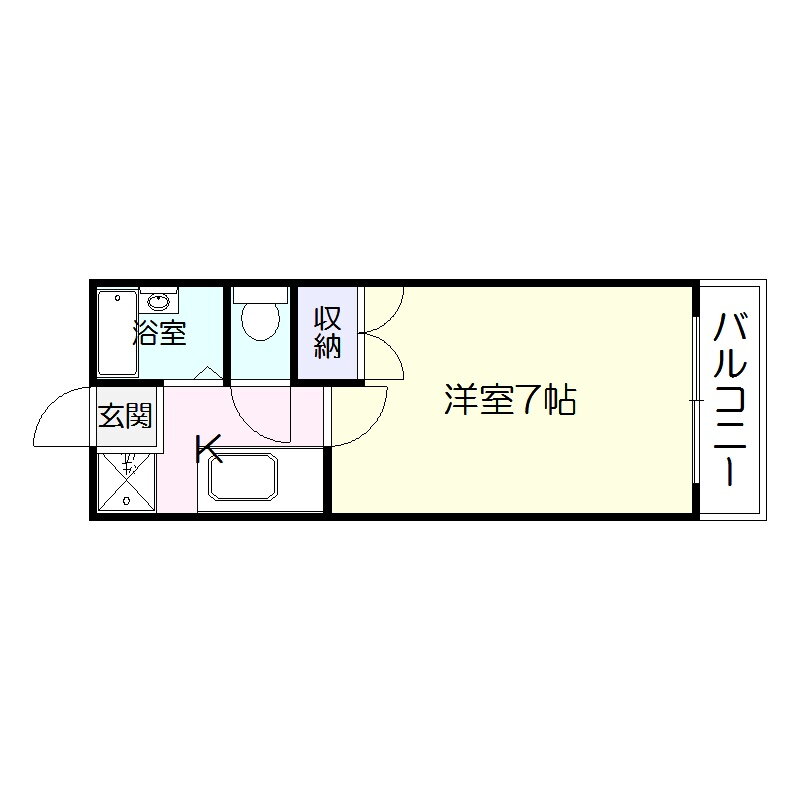 鹿児島県鹿児島市田上７ 1K マンション 賃貸物件詳細