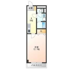 栃木県宇都宮市元今泉５ 宇都宮駅 1K マンション 賃貸物件詳細