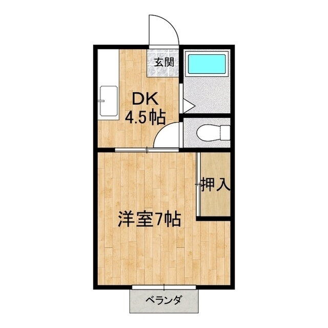 茨城県土浦市若松町 土浦駅 1DK アパート 賃貸物件詳細