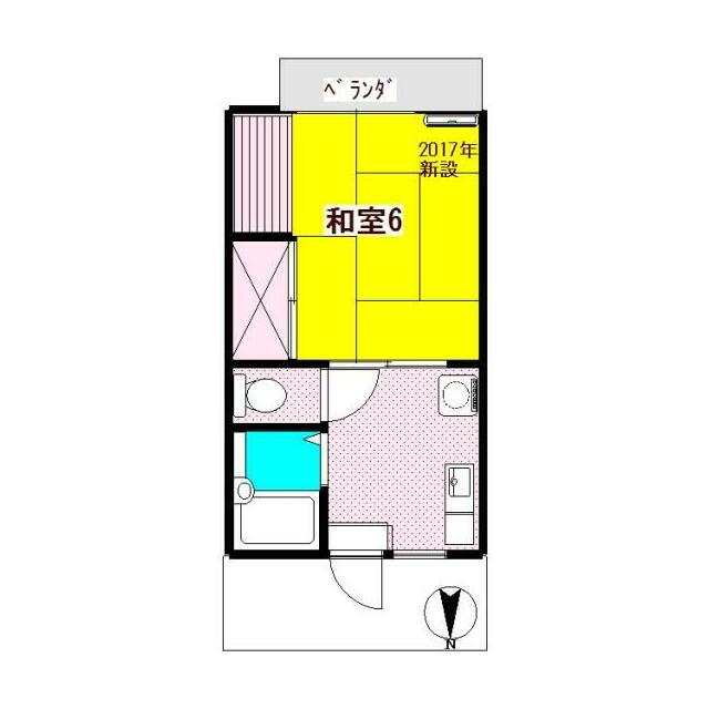 千葉県松戸市下矢切 矢切駅 1DK アパート 賃貸物件詳細