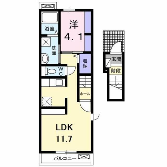 東京都八王子市小宮町 小宮駅 1LDK アパート 賃貸物件詳細