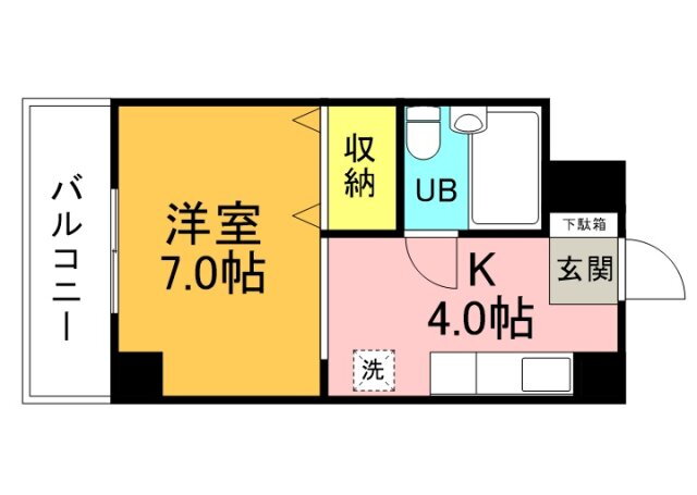 広島県広島市中区舟入幸町 舟入本町駅 1K マンション 賃貸物件詳細