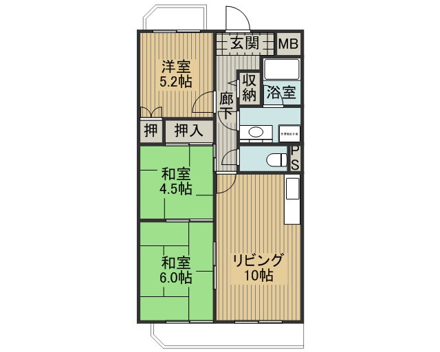 大阪府大東市灰塚４ 住道駅 3LDK マンション 賃貸物件詳細