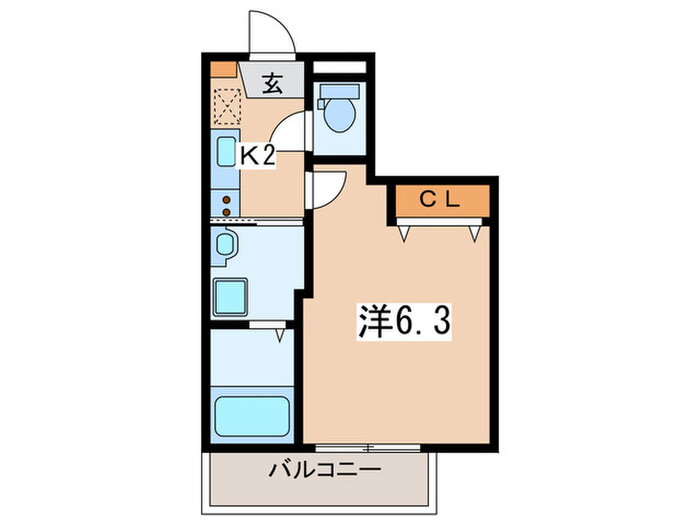 サントリーニ横浜 4階 1K 賃貸物件詳細
