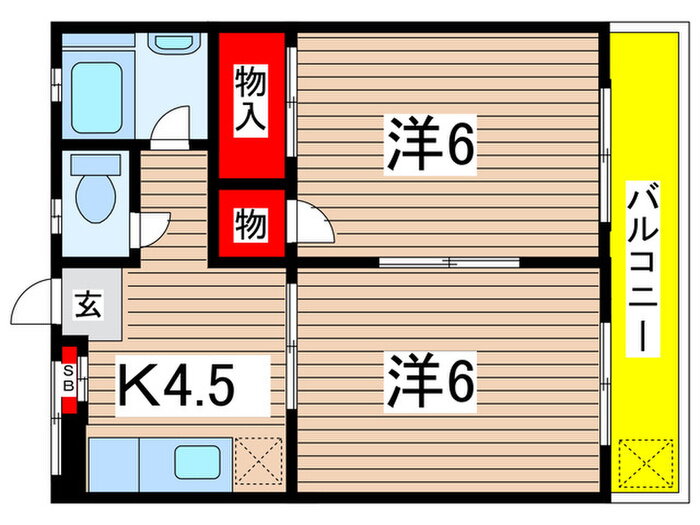 東京都江戸川区西小岩３ 小岩駅 2K マンション 賃貸物件詳細