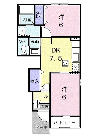 埼玉県所沢市上新井３ 小手指駅 2DK アパート 賃貸物件詳細