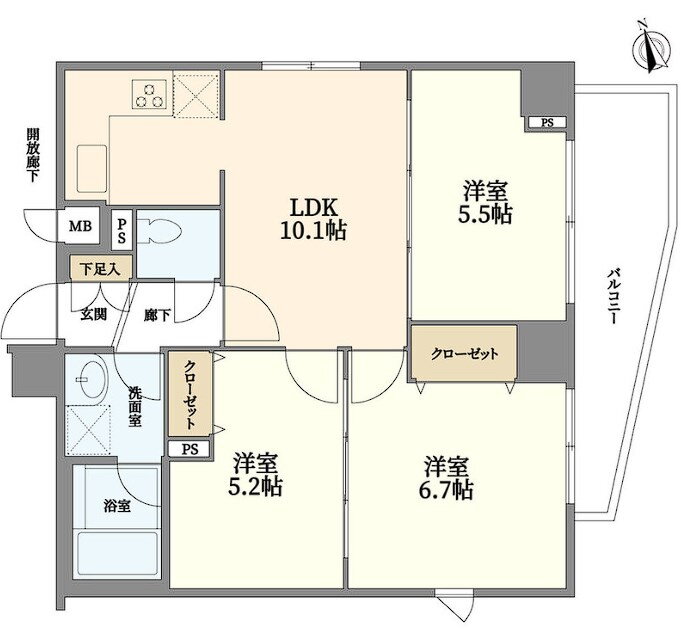 東京都足立区千住橋戸町 千住大橋駅 3LDK マンション 賃貸物件詳細
