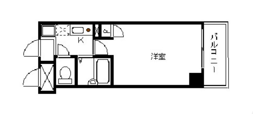 アクタス博多 2階 1K 賃貸物件詳細