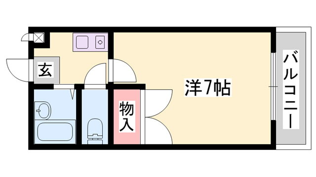 兵庫県相生市山手２ 相生駅 1K アパート 賃貸物件詳細