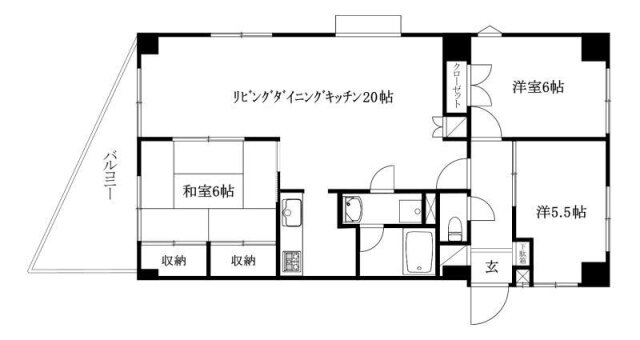 トリオ・グラン持田 2階 3LDK 賃貸物件詳細