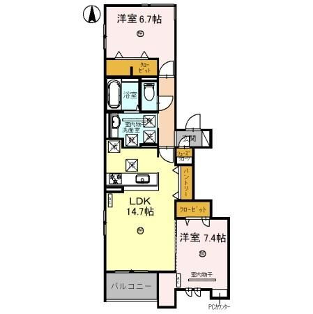 和歌山県和歌山市北田辺丁 和歌山市駅 2LDK アパート 賃貸物件詳細