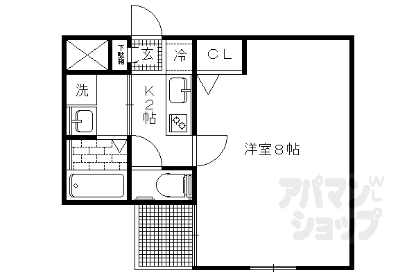 京都府京都市左京区田中西樋ノ口町 出町柳駅 1K マンション 賃貸物件詳細