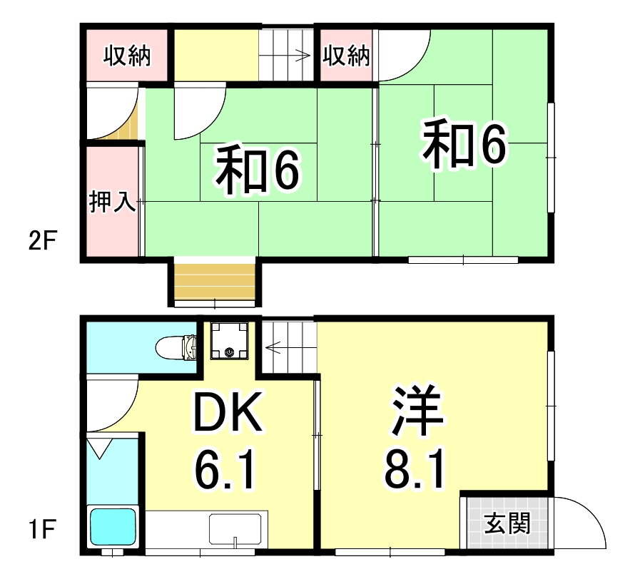 兵庫県神戸市垂水区山手４ 垂水駅 3DK 一戸建て 賃貸物件詳細