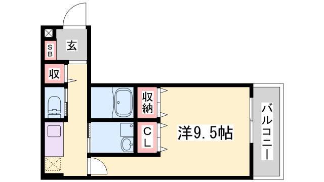 レジデンス富久寿 6階 1K 賃貸物件詳細