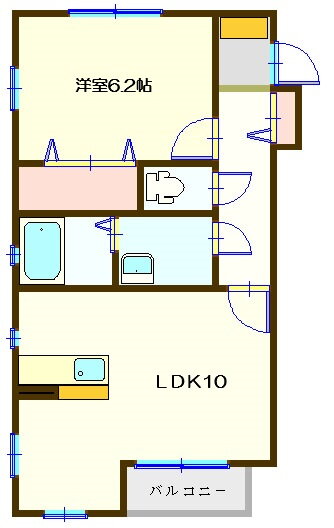 宮城県仙台市若林区南小泉３ 薬師堂駅 1LDK アパート 賃貸物件詳細